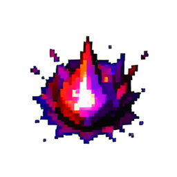 Poussière Magique — sprite pixel art 256×256