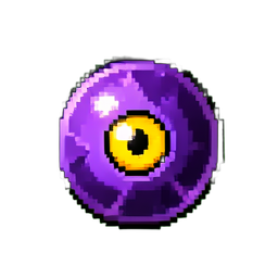 Magische Kugel (16-Bit) — 256×256 Pixel-Art-Sprite