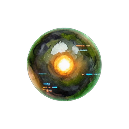 Magic Orb (Atmospheric) - 256x256 pixel art sprite