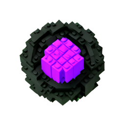 Magic Orb (Voxel) - 256x256 pixel art sprite