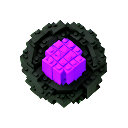 Orbe Mágico (Voxel) — sprite pixel art 256×256