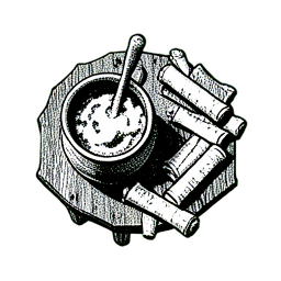Zauberladen (1-Bit) — 256×256 Pixel-Art-Sprite