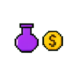 Tienda de Magia (Low-Res) — sprite pixel art 256×256