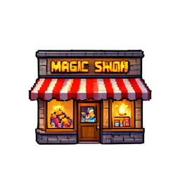 Magic Shop - 256x256 pixel art sprite