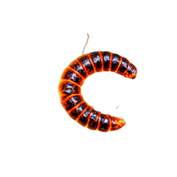 Magma Worm (VFX) — 256×256 pixel art sprite