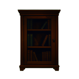 Bibliothèque de manguier — sprite pixel art 256×256