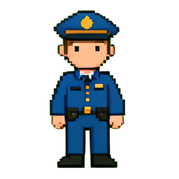 Coursier — sprite pixel art 256×256