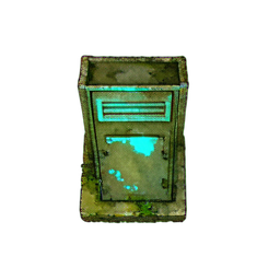 Mailbox (Atmospheric) — 256×256 pixel art sprite