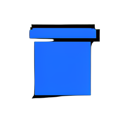 Mailbox Blue — 256×256 pixel art sprite