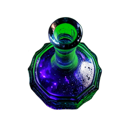 Poción de Maná Grande (Cinemático) — sprite pixel art 256×256