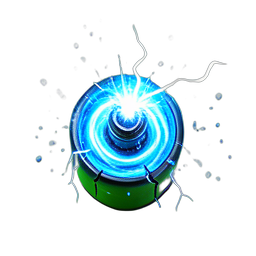 Potion de Mana Grande (VFX) — sprite pixel art 256×256