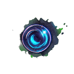 Mana Potion Small (Atmospheric) - 256x256 pixel art sprite