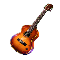 Mandoline — 256×256 Pixel-Art-Sprite