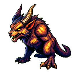 Manticore — sprite pixel art 256×256