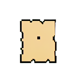 Map Fragment (Low-Res) - 256x256 pixel art sprite