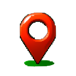 Marqueur de Carte Boss — sprite pixel art 256×256