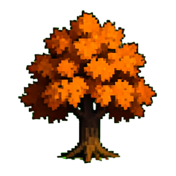 枫树秋 — 256×256 像素游戏素材