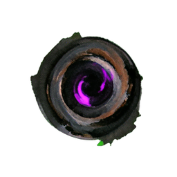 Schwarz Marmor (Atmosphärisch) — 256×256 Pixel-Art-Sprite