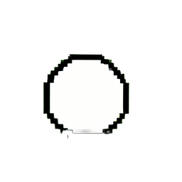 Marble Black (Low-Res) - 256x256 pixel art sprite