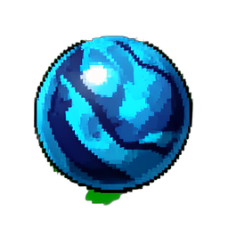 Marble Blue (16-Bit) — 256×256 pixel art sprite
