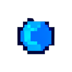 Azul de mármol (Baja resolución) — sprite pixel art 256×256