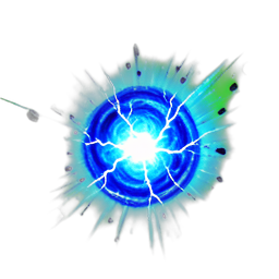 Schiefer Blau (VFX) — 256×256 Pixel-Art-Sprite