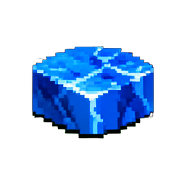 Marble Blue - 256x256 pixel art sprite