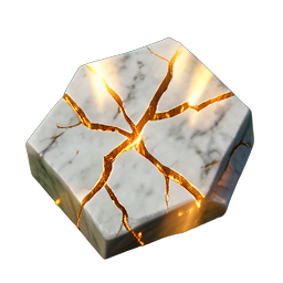 Marble Cracked (HD-2D) - 256x256 pixel art sprite