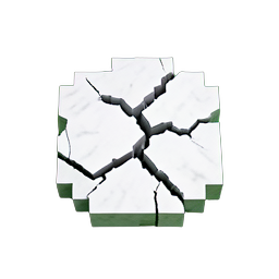 Marble Cracked (Voxel) - 256x256 pixel art sprite