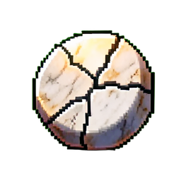 Marble Cracked - 256x256 pixel art sprite