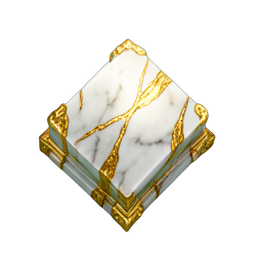Marble Gold (HD-2D) - 256x256 pixel art sprite