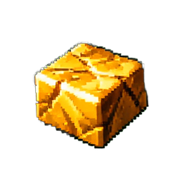 Marble Gold - 256x256 pixel art sprite
