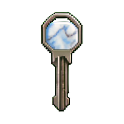Marmor Schlüsselhalter — 256×256 Pixel-Art-Sprite