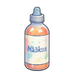 Garrafa de Fluido de Mascarar — sprite pixel art 256×256