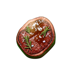 Meat Steak (HD-2D) - 256x256 pixel art sprite