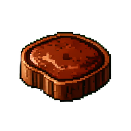 肉ステーキ — 256×256 ピクセルアートスプライト