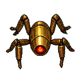 Mech Spider (16-Bit) - 256x256 pixel art sprite