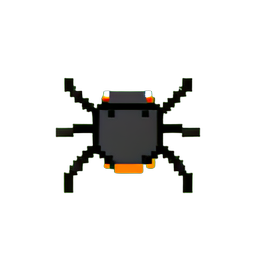 Mech Spider (Low-Res) - 256x256 pixel art sprite