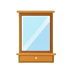 Miroir de la pharmacie — sprite pixel art 256×256