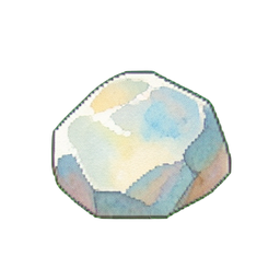 Medium Rock Boulder — 256×256 pixel art sprite