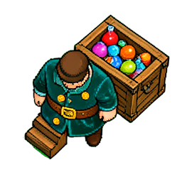 Merchant Trader (16-Bit) - 256x256 pixel art sprite