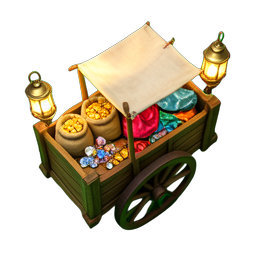 Merchant Trader (HD-2D) - 256x256 pixel art sprite