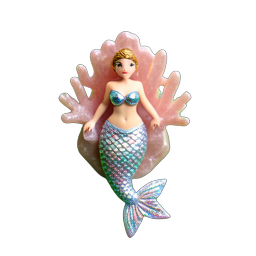 Mermaid Princess (HD-2D) - 256x256 pixel art sprite