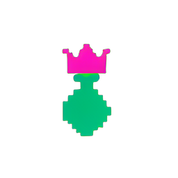 Mermaid Princess (Low-Res) - 256x256 pixel art sprite