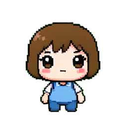 金属のコートハンガー — 256×256 ピクセルアートスプライト