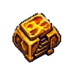 Metal Gold (16-Bit) - 256x256 pixel art sprite