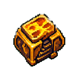 Oro Metálico (16-Bit) — sprite pixel art 256×256