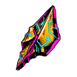 Metall Gold (Cyberpunk) — 256×256 Pixel-Art-Sprite