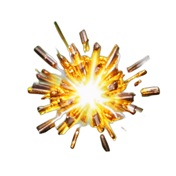 Metal Gold (VFX) - 256x256 pixel art sprite