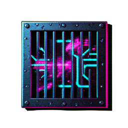 Metal Grate (Cyberpunk) - 256x256 pixel art sprite